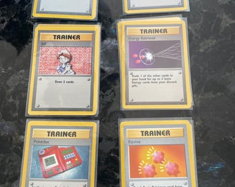 first edition pokemon trainer cards Vintage Common - 1st Recycle Fossil Non-holo Card 61/62 - NM Trainer Rarity Pokmon, Trading Card Game, First