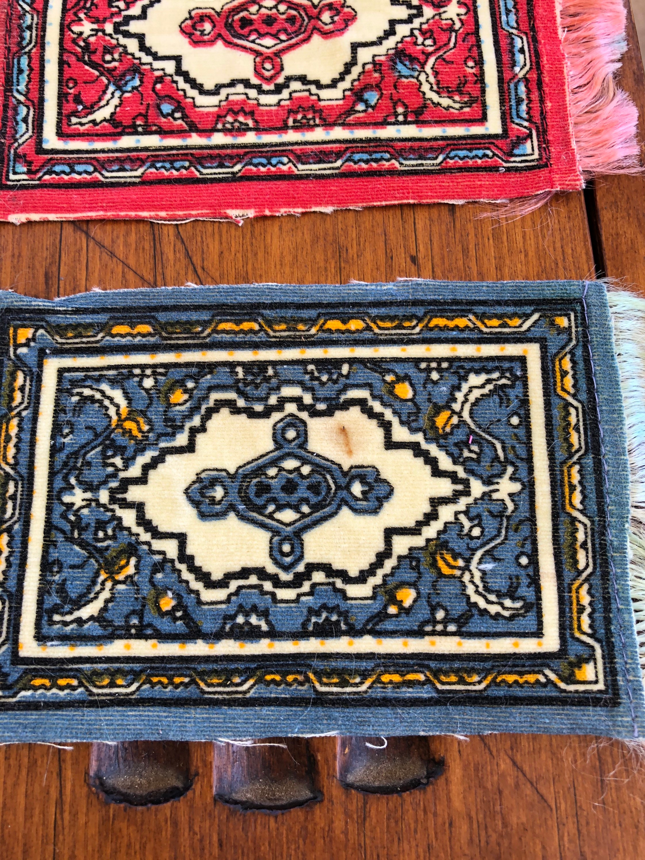 カントリー雑貨 刺繍縦型フレーム額 ・ボート♥️ラビットDOLL 15 Vintage Miniature Dollhouse Rugs - Etsy
