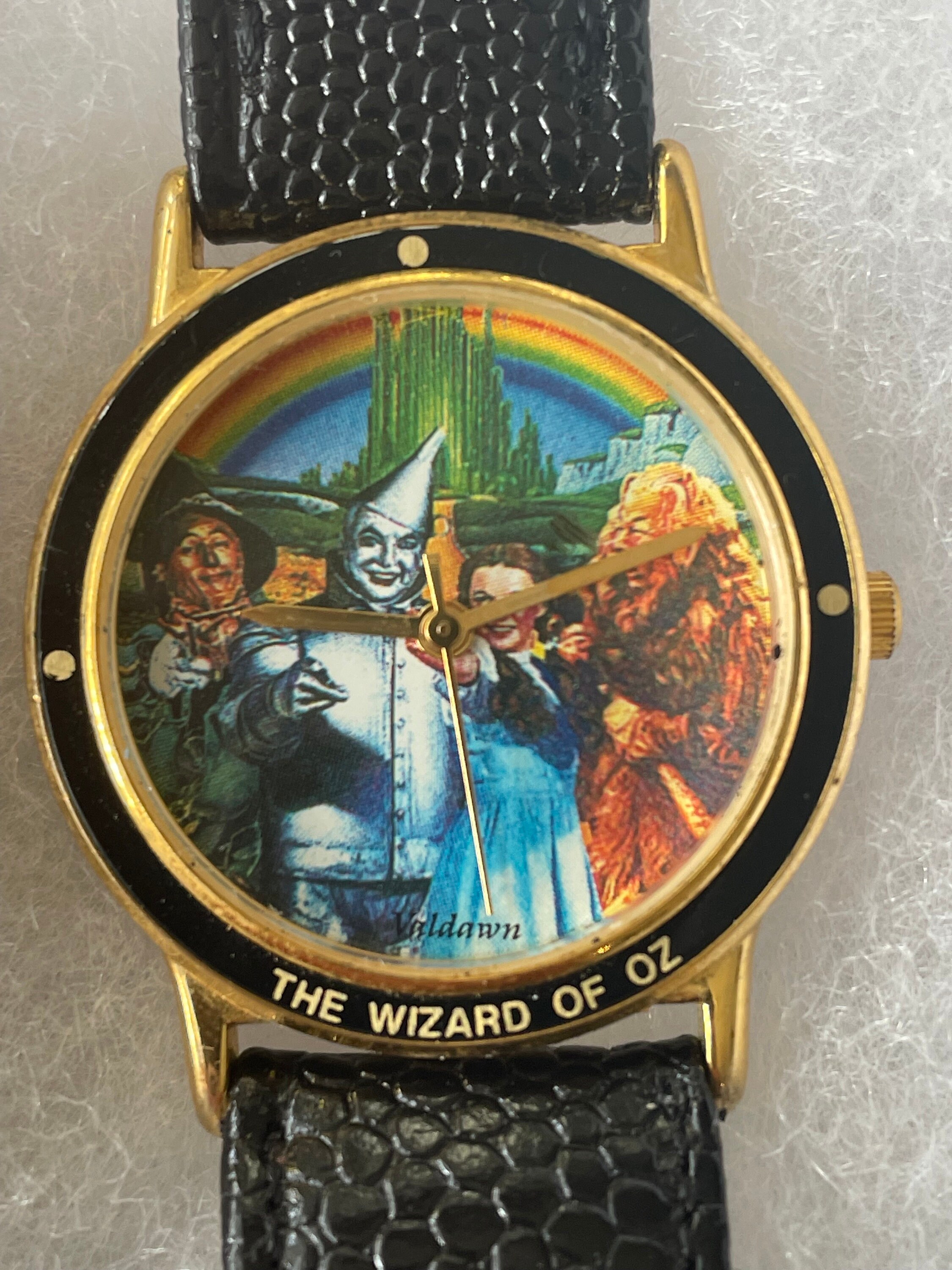 Vintage Collectible 1993 Wizard of Oz Watch With Genuine Leather