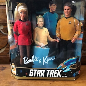 Barbie Ken Star Trek Etsy