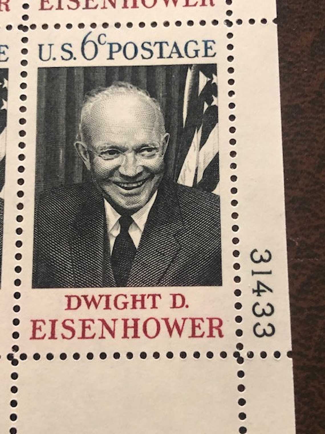 Dwight D. Eisenhower 1969 U.S. Postage Stamps 6 Cents 12 Etsy