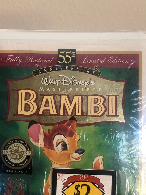 Vintage Bambi Movie, Fully Restored, Limited Edition 55th