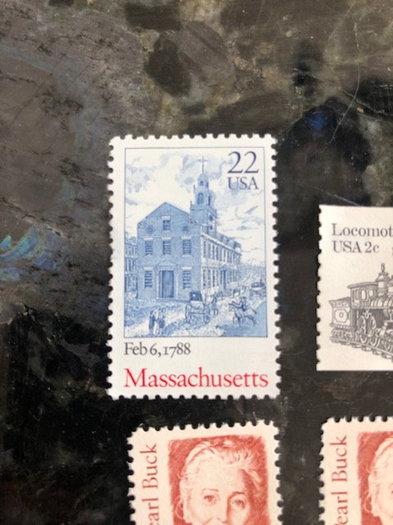 10 Collectible U.S. Postage Stamps Pearl Buck 5 cent Etsy