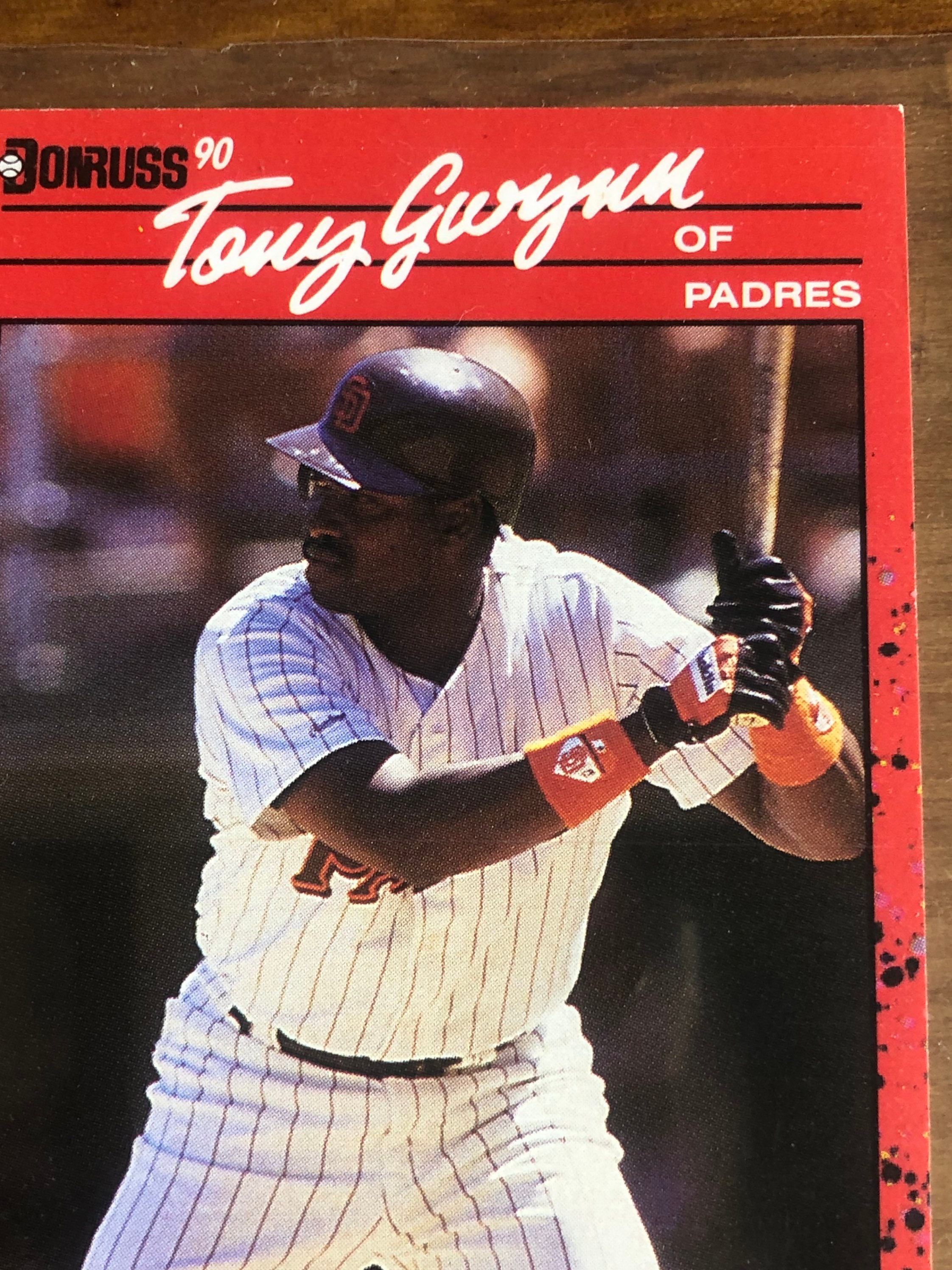 Donruss Tony Gwynn Baseball Card, 1990, Padres Card 86 Anthony Keith