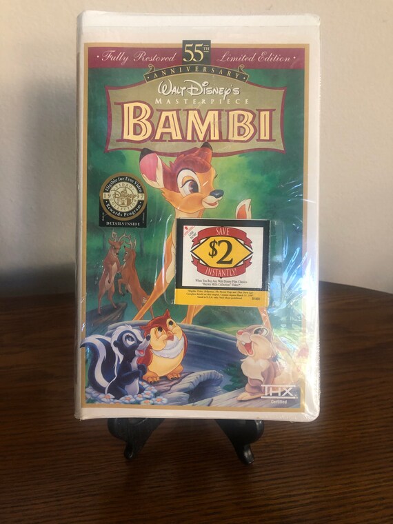 Vintage Bambi Movie, Fully Restored, Limited Edition 55th