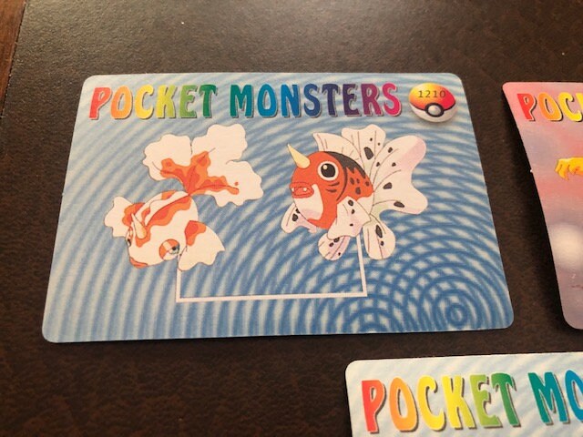 Vintage Pocket Monsters Vending Prism Holo Trading Stickers #1214