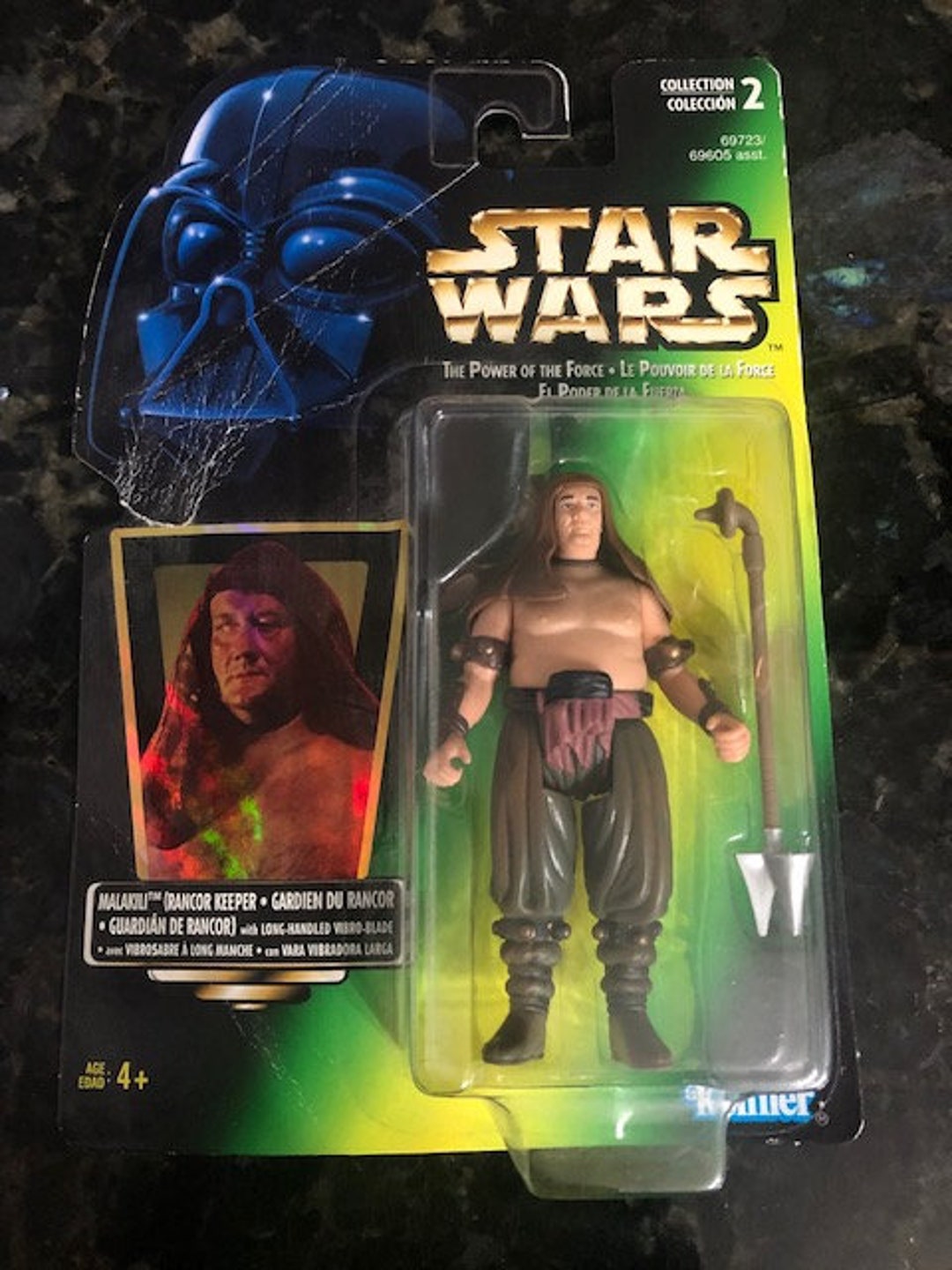 Star Wars Action Figure Malakili, With Long Handled Vibro-blade