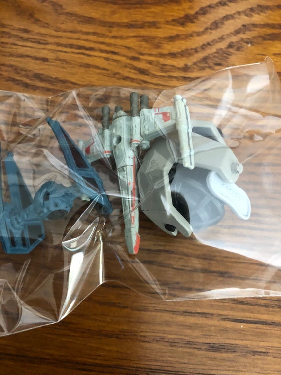 特撮 STARWARS Transforming Action set Vintage 1990's Star Wars Transforming Action Set Tie Fighter