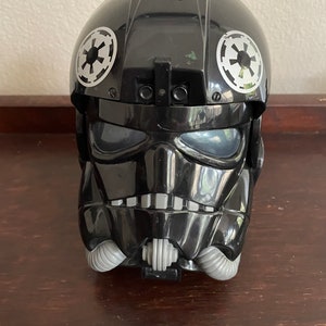 Vintage 1990&#39;s Star Wars Transforming Action Set Tie Fighter Micro Machines Head-Incomplete