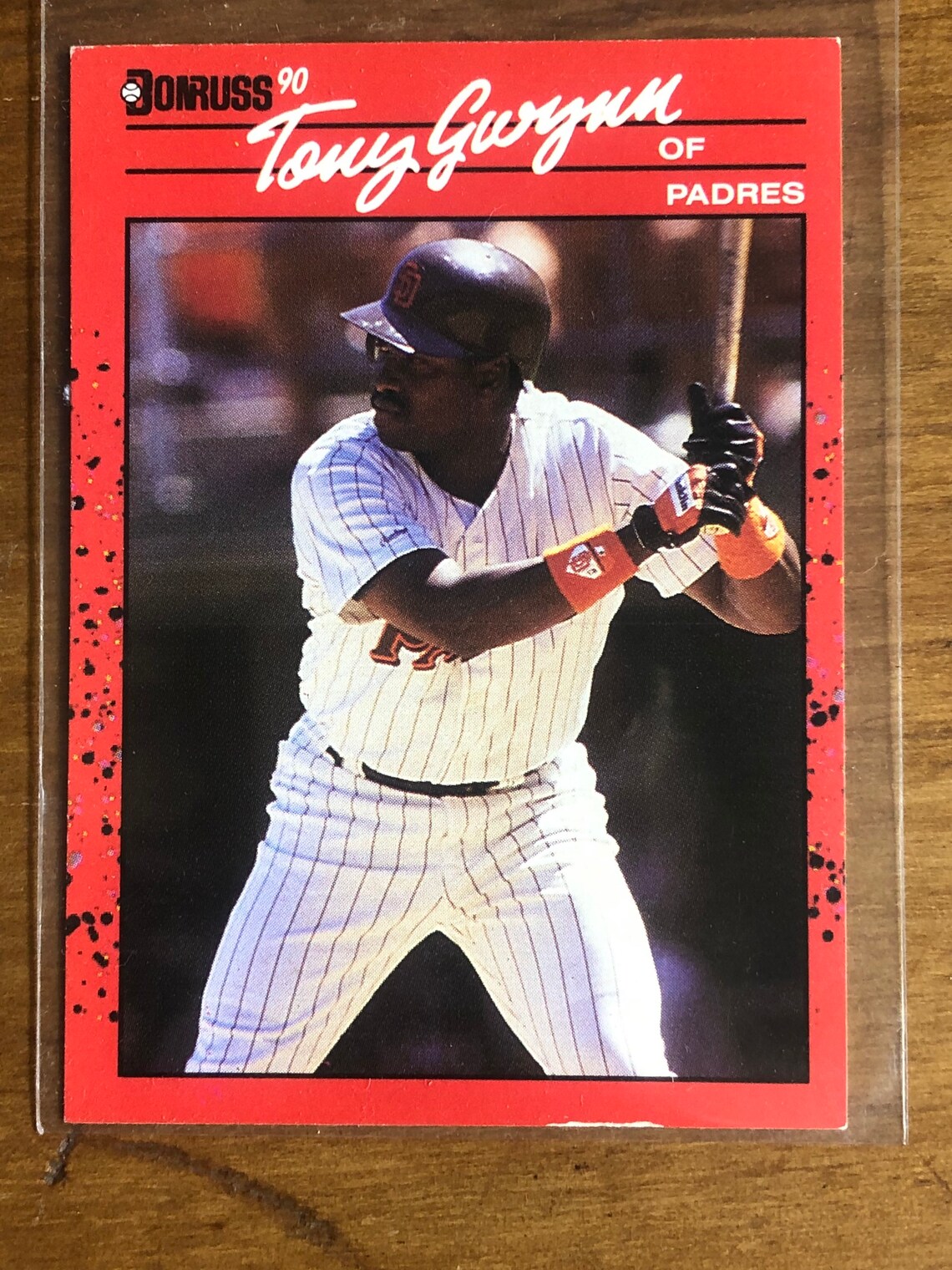 Donruss Tony Gwynn Baseball Card, 1990, Padres Card 86 Anthony Keith