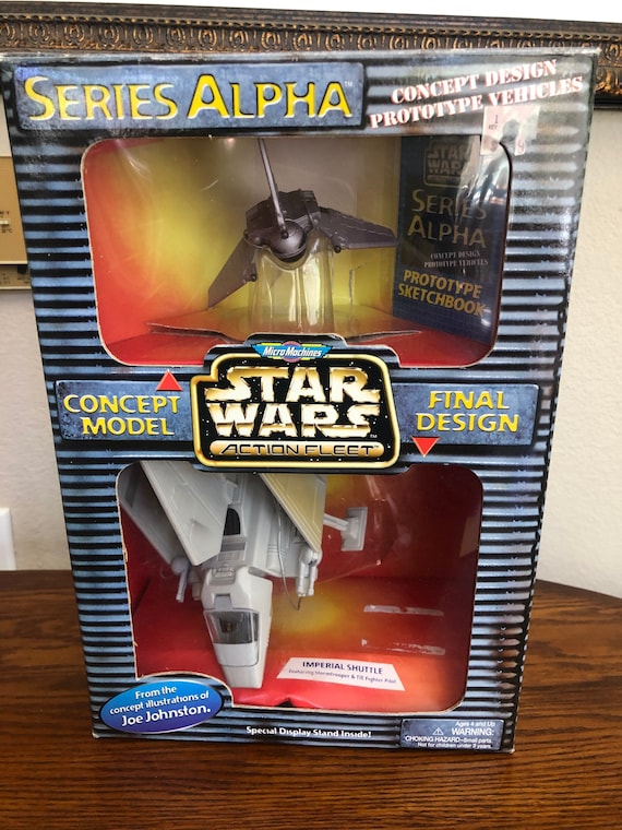 Vintage 1990's Star Wars Imperial Shuttle Action Fleet Series