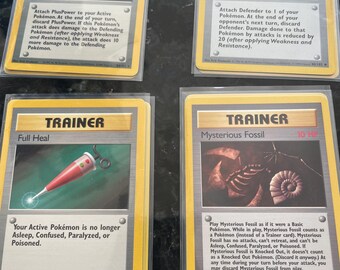 pokemon first edition trainer cards Trainer Pokmon Cards Gallery, Vintage, Full Art, Holo, 1st Ed, & more 35  Cards