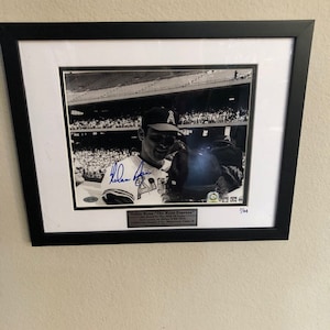 Nolan Ryan Signed 8 x 10 Photograph &quot;The Ryan Express&quot; Limited Edition 7/34 The Road To The Hall of Fame, 3rd Career No Hitter 9/28/1974