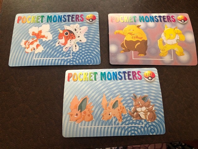 Vintage Pocket Monsters Vending Prism Holo Trading Stickers Vintage Pocket Monsters Vending Prism Holo Trading Stickers