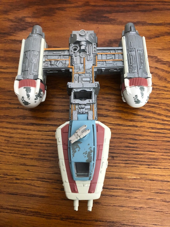 Vintage 1990's Star Wars Action Fleet Y Wing Starfighter, Galoob