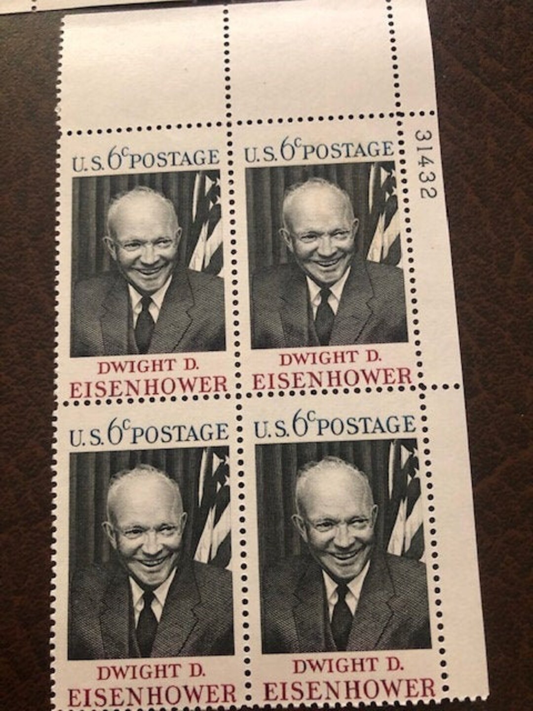 Dwight D. Eisenhower 1969 U.S. Postage Stamps 6 Cents 12 Etsy