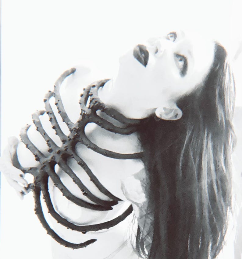 Alien Rib Cage Wearable Art Piece – Adjustable Bio-exoskeletal ...