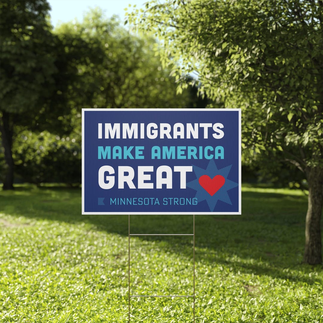 Immigrants Make America Great, 36x24