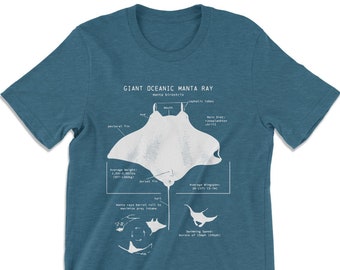 manta ray shirt