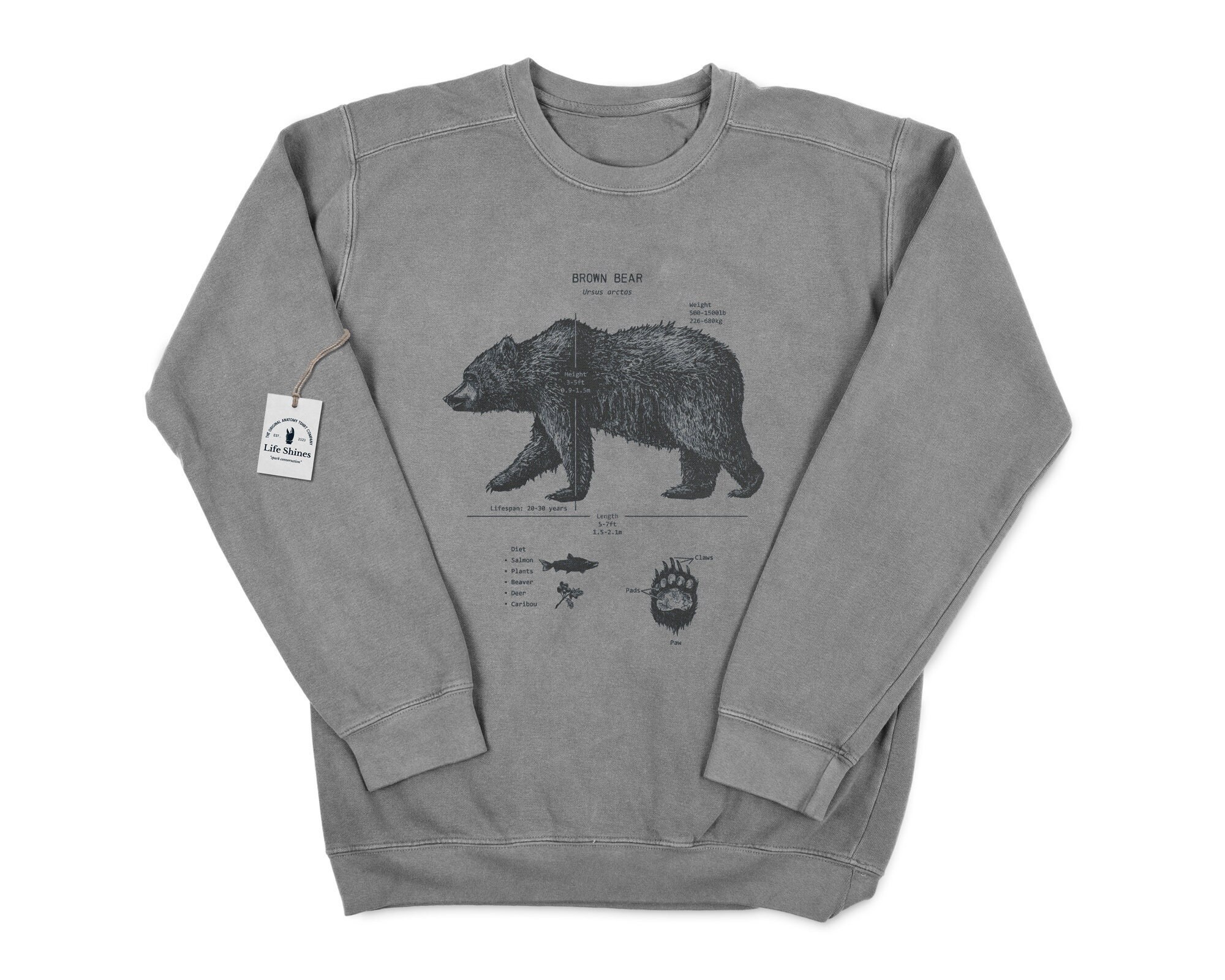 Brown bear sweatshirt Clearance