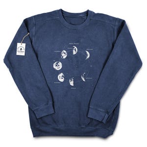 Moon Phase Sweatshirt, Astronomy Moon Sweatshirt, Moon Phase Art, Moon Gifts, Celestial Sweatshirt