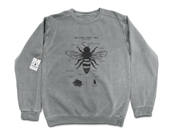 Buy Honey Bee Anatomy Sweatshirt Honey Bee Sweatshirt Western