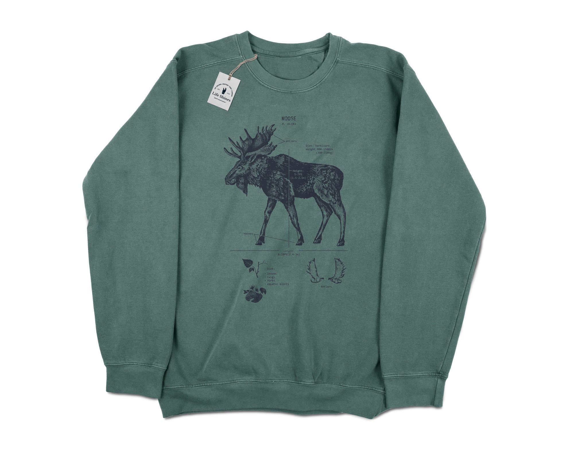 Moose Sweater - Etsy
