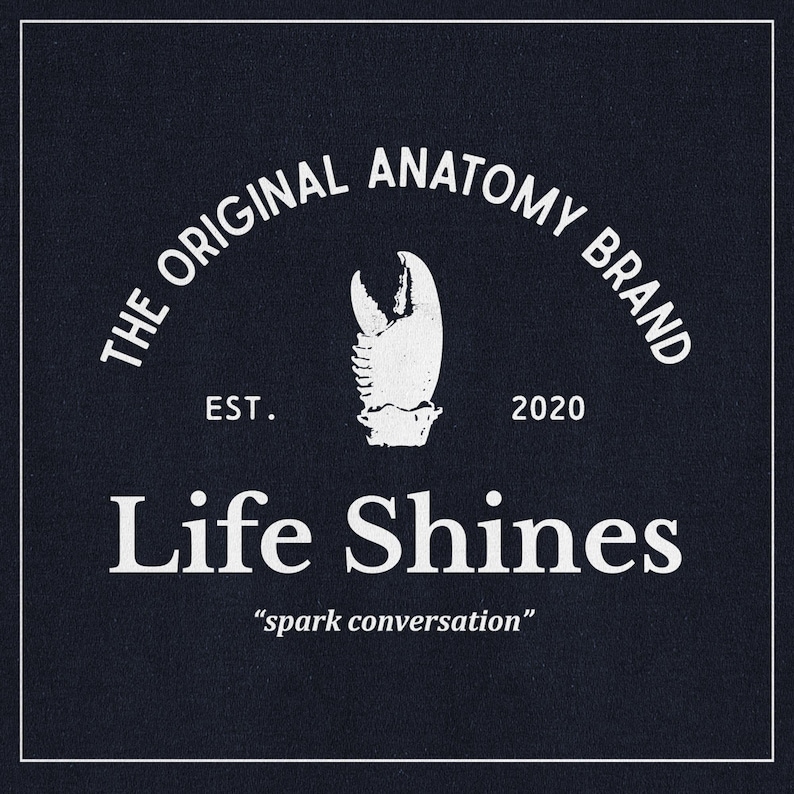 Narwhal Anatomy Sweatshirt: Marine Biology Gift, Screen Printed Sweater image 7