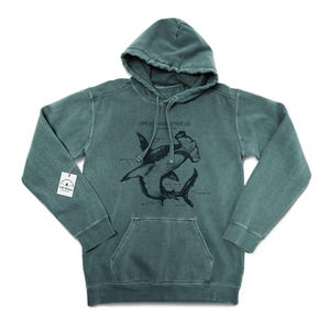 Hammerhead Anatomy Hoodie, Hammerhead Shark Hoodie, Hammerhead Shark Sweatshirt, Marine Biology Hoodie, Hammerhead Shark Art, Shark Artwork image 3
