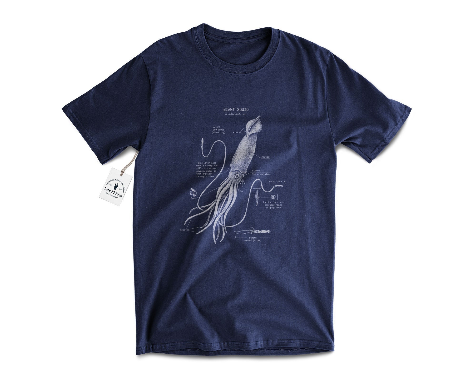 Giant Squid On A Shirt Giant Squid On A Shirt