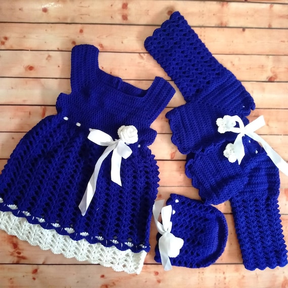 woolen baby frock