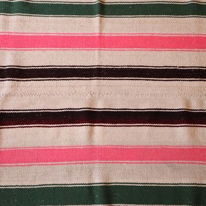 Peruvian Handwoven Frazada Rug / Throw / Blanket