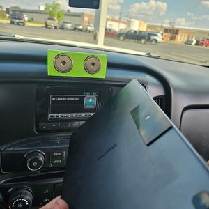 2019 - 2023 Silverado & Sierra Magnetic Tablet Holder (removable) - Etsy