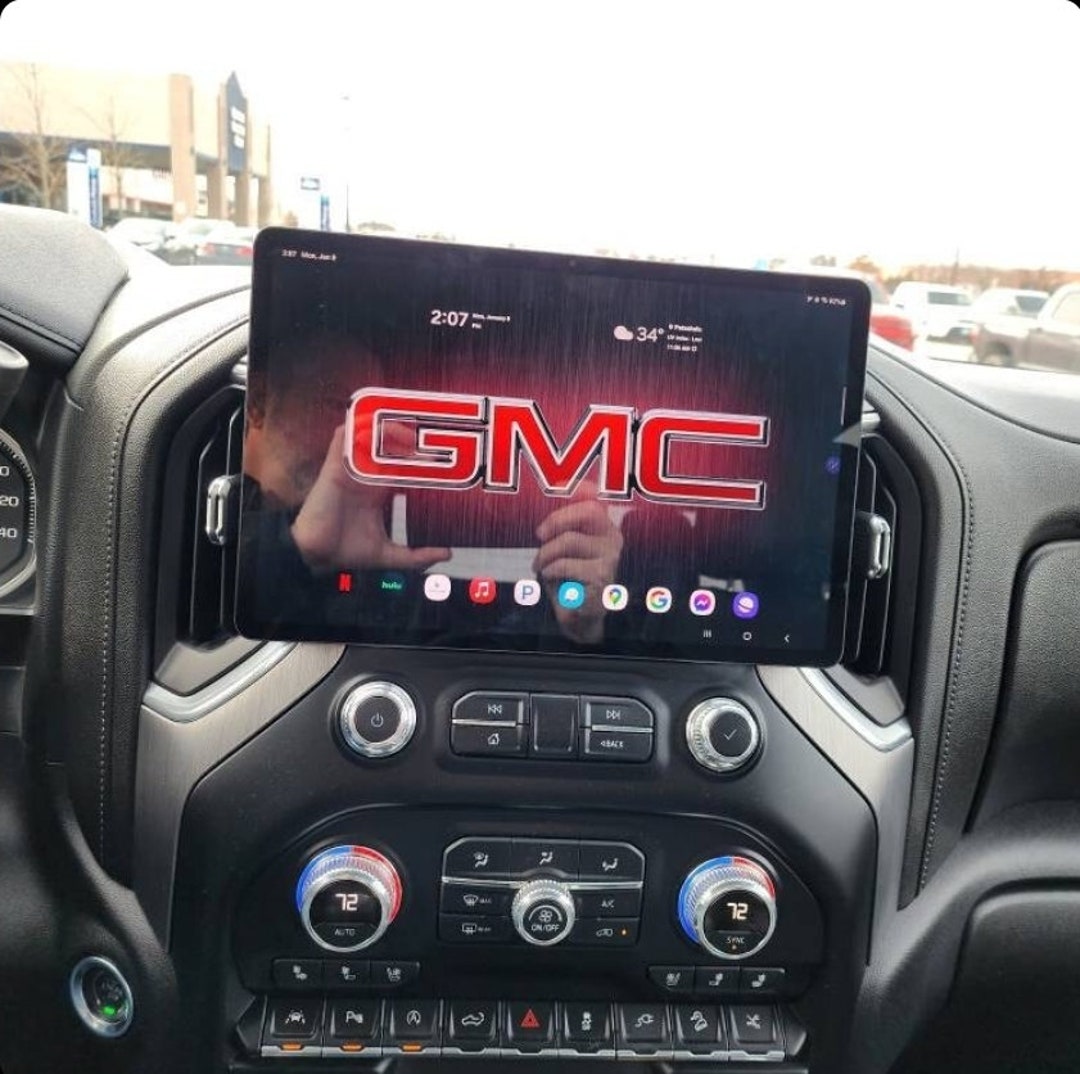 Magnetic Removable Tablet Holder For 2014-2018 Chevy Silverado & GMC Sierra