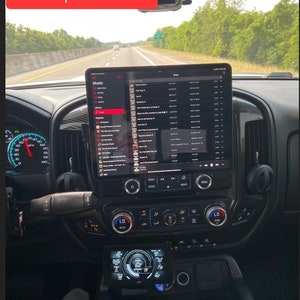 2019 - 2023 Silverado & Sierra Magnetic Tablet Holder (removable) - Etsy