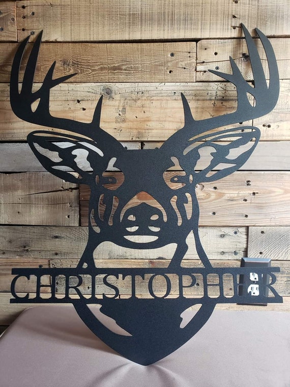 Deer Head Monogram