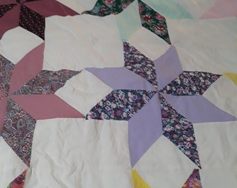 Unfertiges Vintage Quilt Top