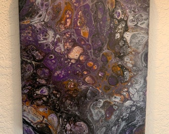 Spooky • Acrylic Pour 11x14”