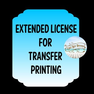 Extended License for Transfer Printing