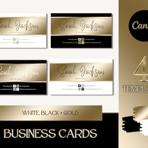 Cartes de visite de luxe en or, marbre et noir pour les coachs et les artistes