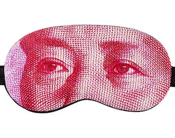 Sleep Mask 100% Cotton - Comfortable Eye Night Cover Blindfold (CNY Red, Gift Pack)