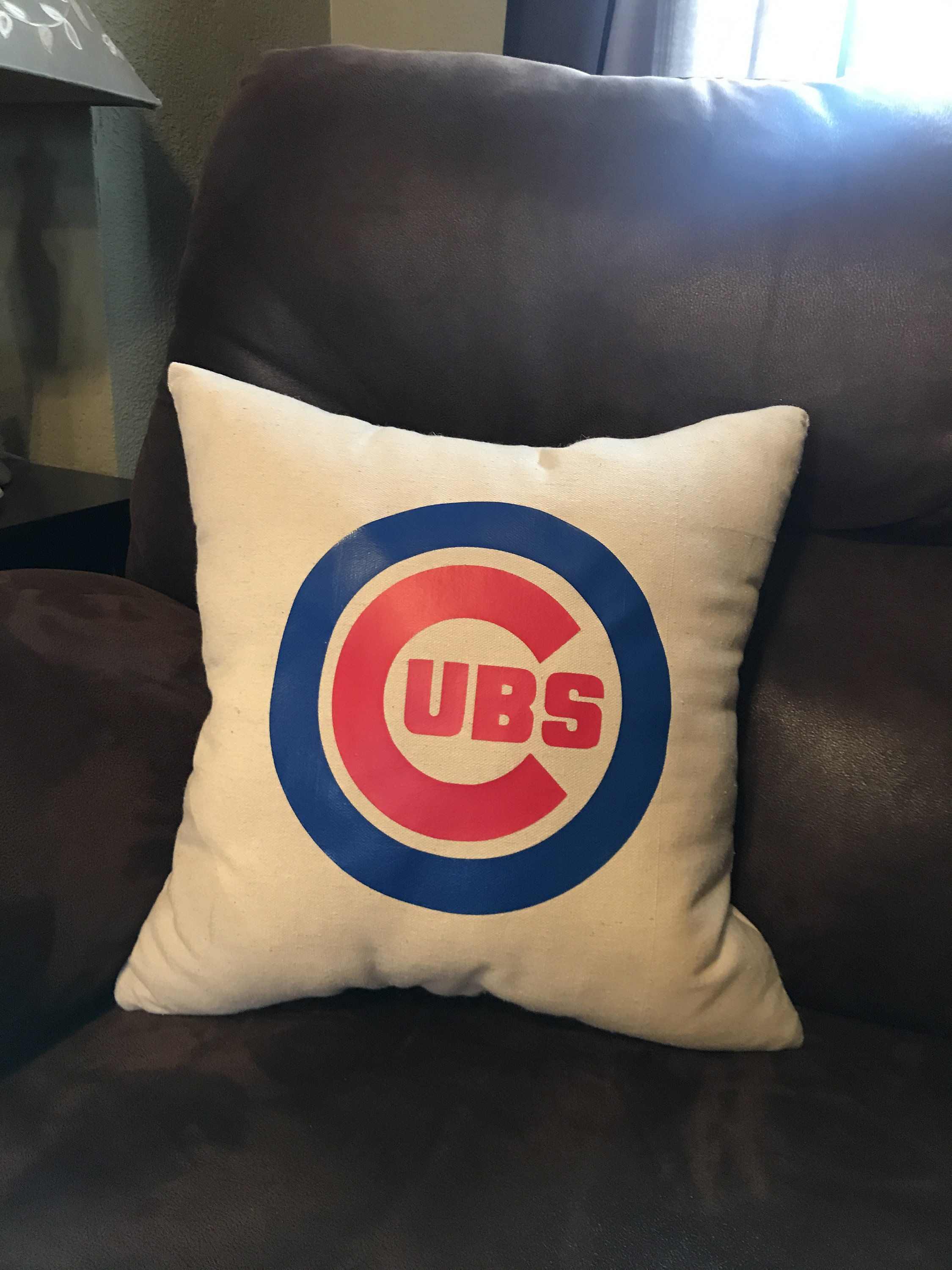 Chicago Cubs decorative pillow Etsy