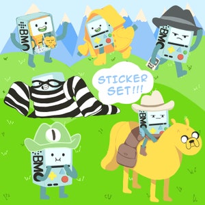 BMO Matte Stickers (3 inch)