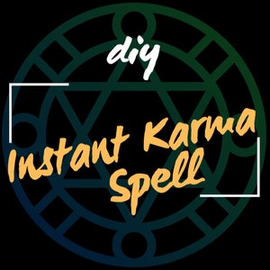 DIY Karma Spell - Instructions from my Grimoire - Revenge, Curse, Regret, Justice