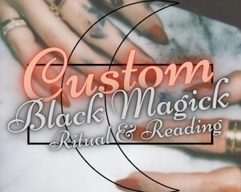 POWERFUL Black Magic Spell with Tarot Reading - CUSTOM Binding, Obsession, Revenge, Reconciliation, Breakup, Lust - Photo & Digital Report