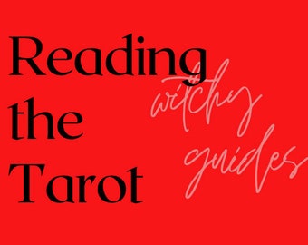 Tarot Reading Cheat Sheet - Guide for Beginners & Intuitive Psychics - Detailed Instructions from my Grimoire