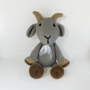 Crochet stuffed animal goat