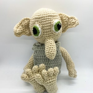 The House Elf, the house elf stuffed animal, crochet house elf, handmade