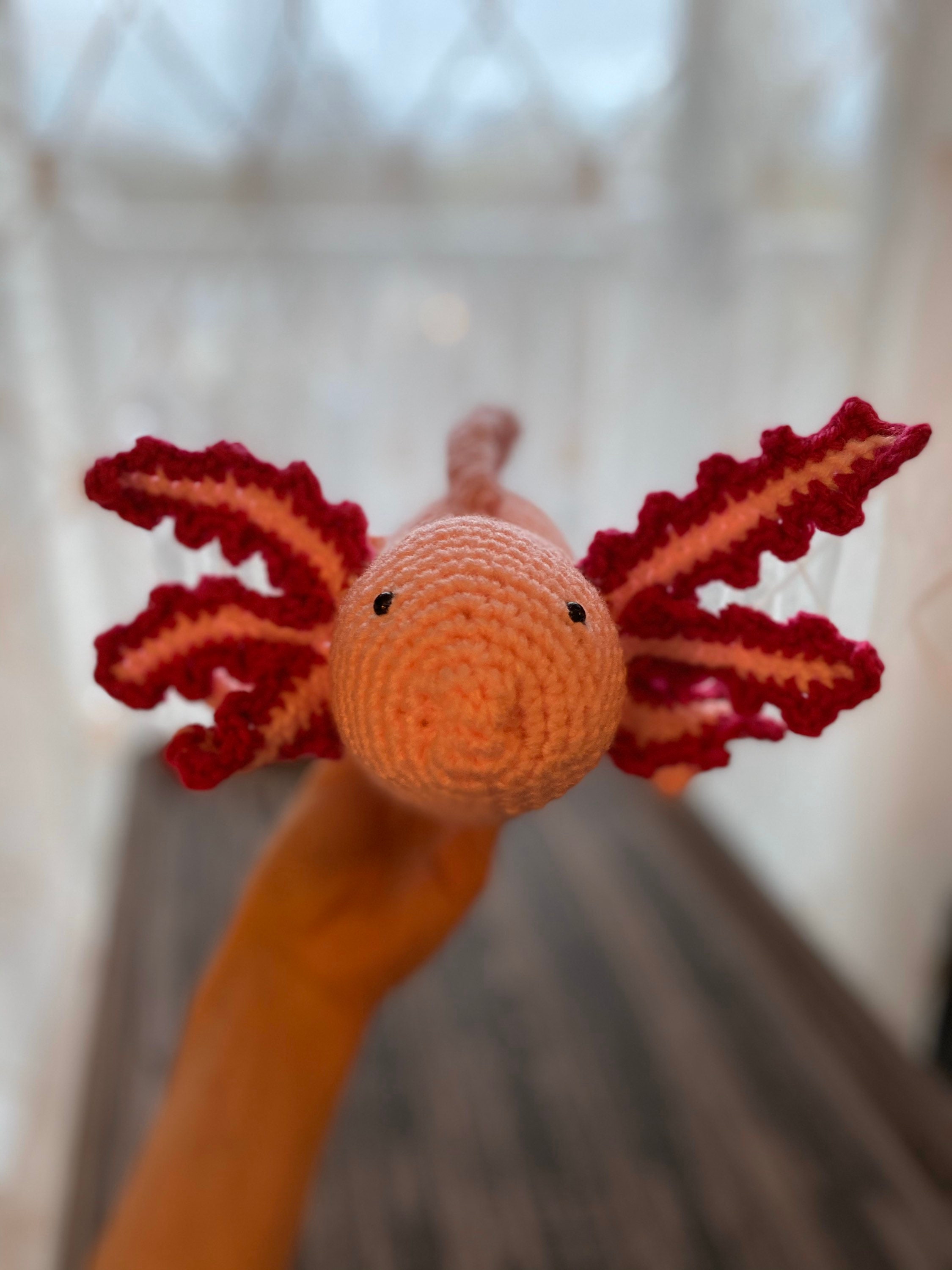 Axolotl Crochet Axolotl Stuffed Animal Fish Etsy