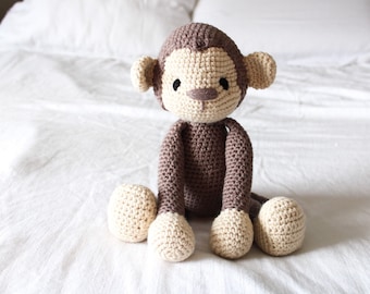 Crochet monkey stuffed animal